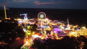 Stoppelmarkt bei Nacht